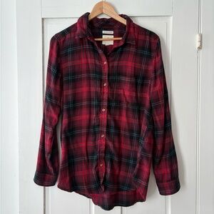 American Eagle Boyfriend Fit Flannel Shirt